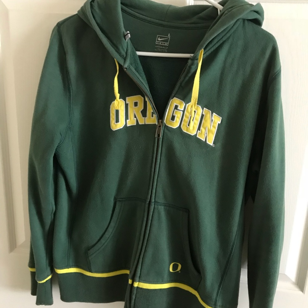 Nike University of Oregon Ducks hoodie Woman’s Lg